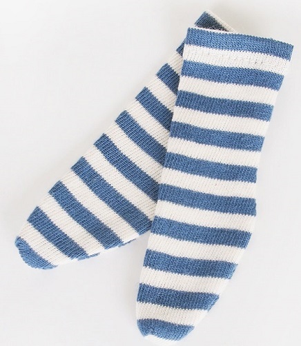 NAS-Knee Socks (Stripe Blue)